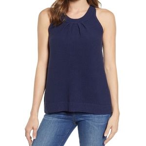 Calson Navy Knit Sweater Tank Top XS